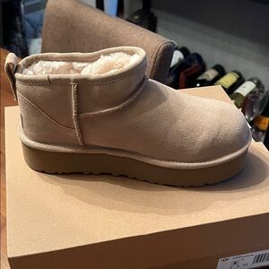 UGG kids classic ultra mini platform boots